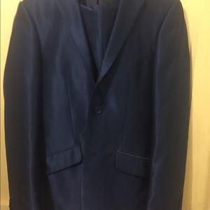 Men’s blue suit slim fit